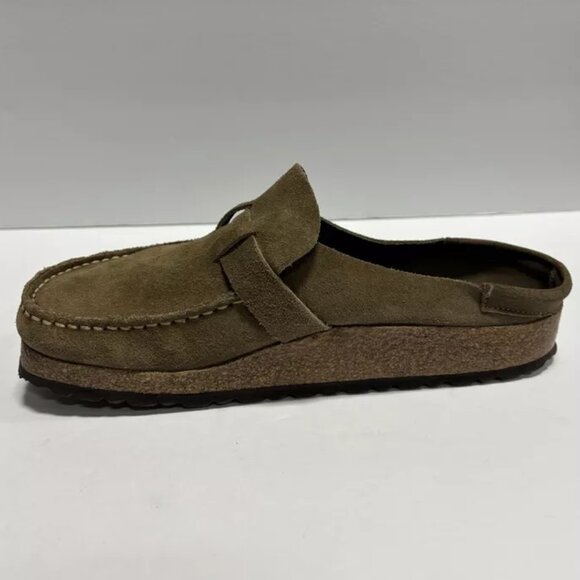 Birkenstock Women’s Buckley, Taupe Slip-On Clogs, Size EUR 40, US 9 Narrow - Picture 2 of 5